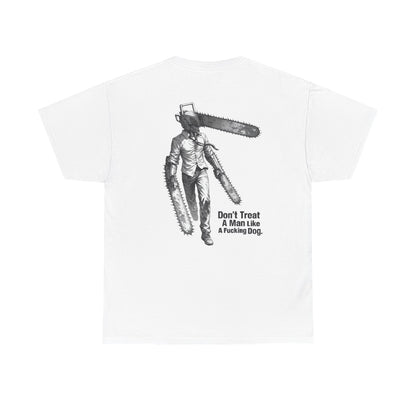 Devil Engine Graphic Tee — “Don’t Treat A Man Like A Fucking Dog” Manga Shirt