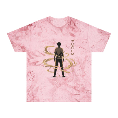 Focus silhouette tee | T-Shirt | Inspirational, silhouette with swirling energy