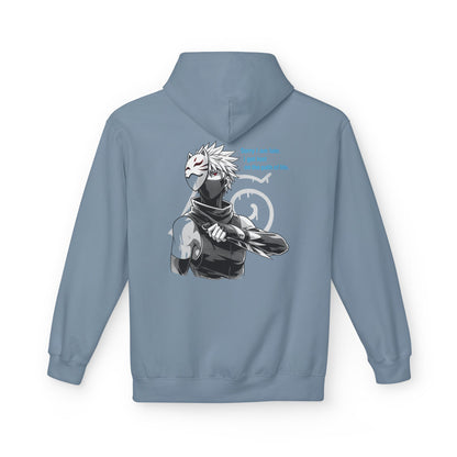 Anime Masked Shinobi Hoodie — 'Every sin tells part of the path' Graphic Pullover