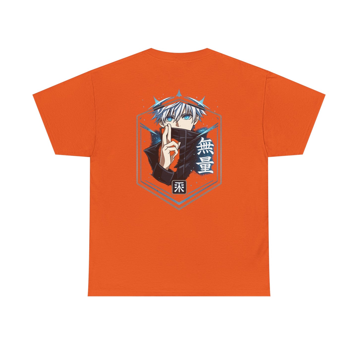 T-Shirt — Anime Mystic Boy Graphic Tee (Back Print, Japanese Text)