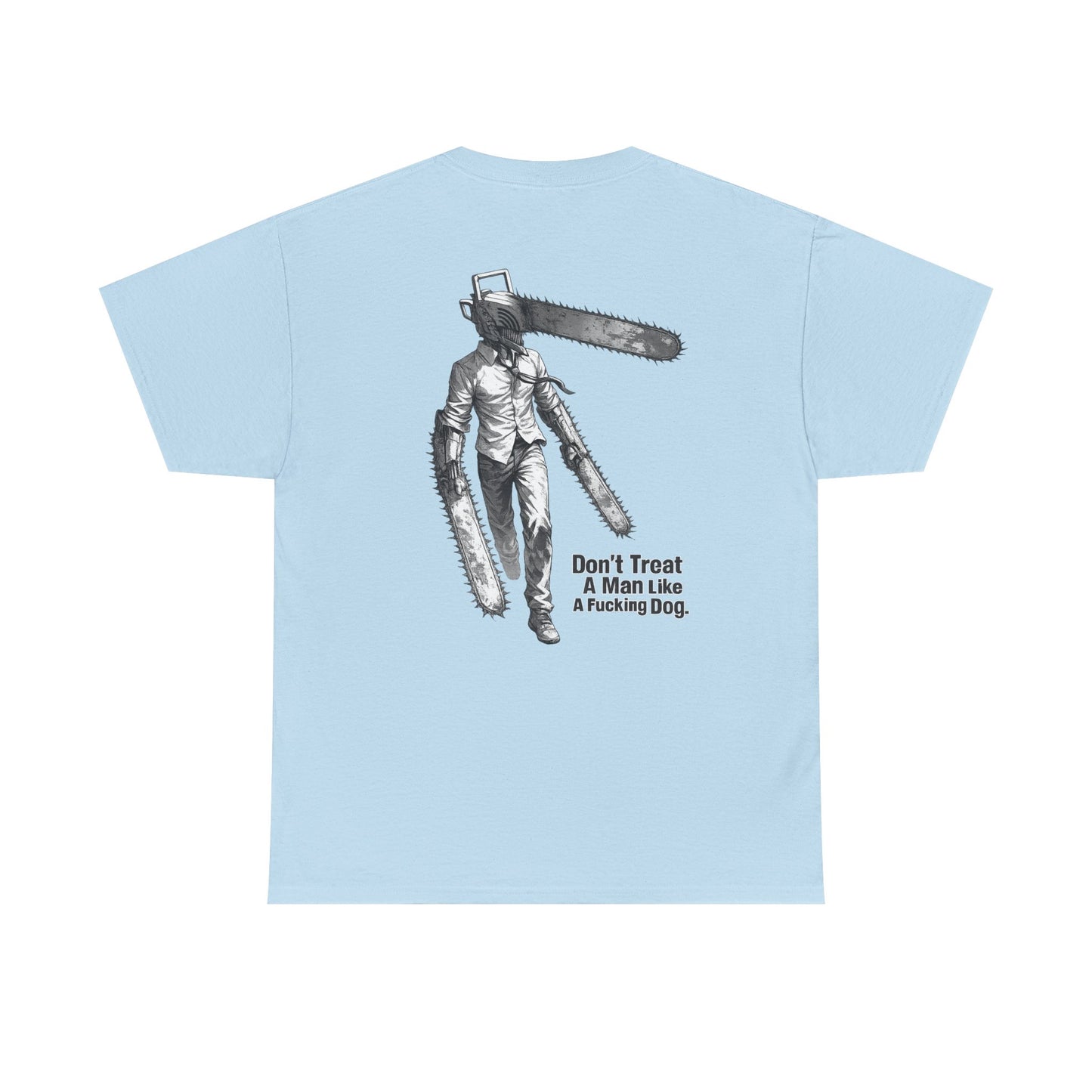 Devil Engine Graphic Tee — “Don’t Treat A Man Like A Fucking Dog” Manga Shirt