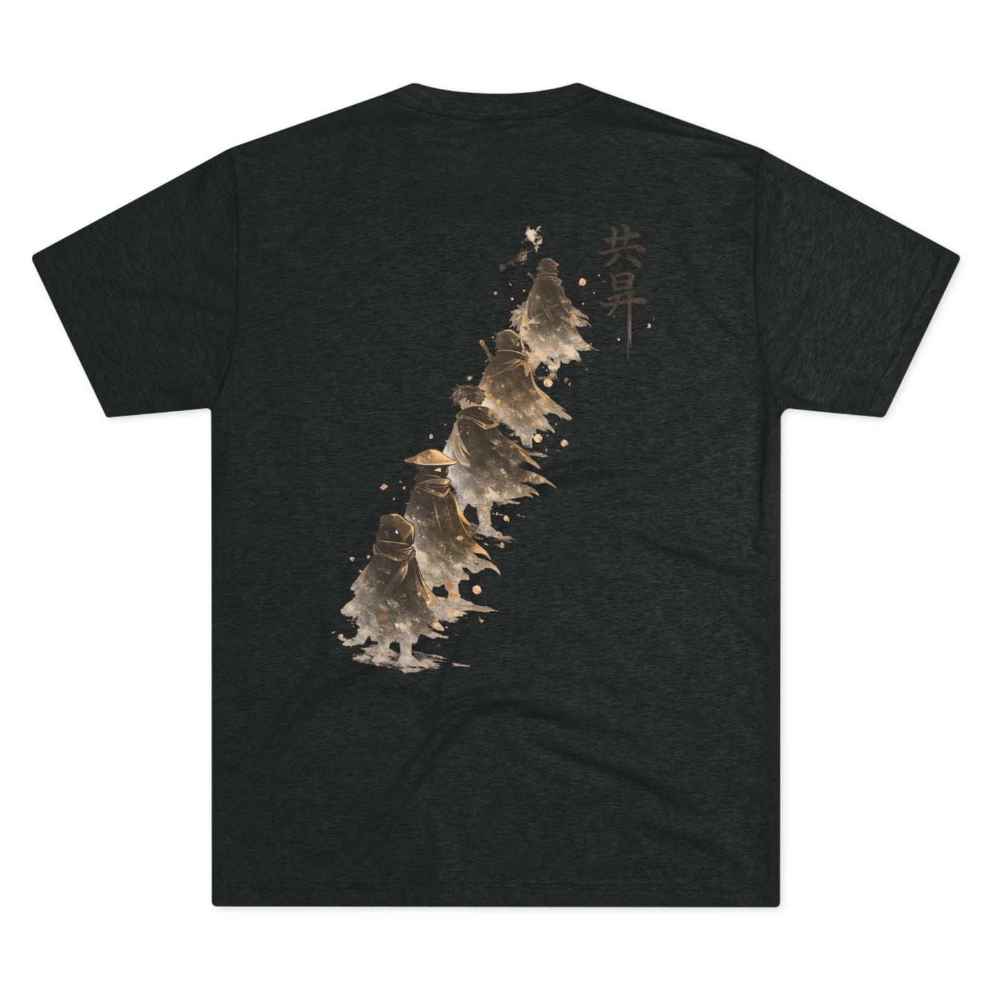 T-Shirt — Minimal Japanese Sumi-e Foxes Graphic Tee