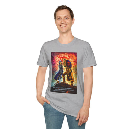 Strength Without Hatred Tee — Anime Warrior Lion Graphic T-Shirt