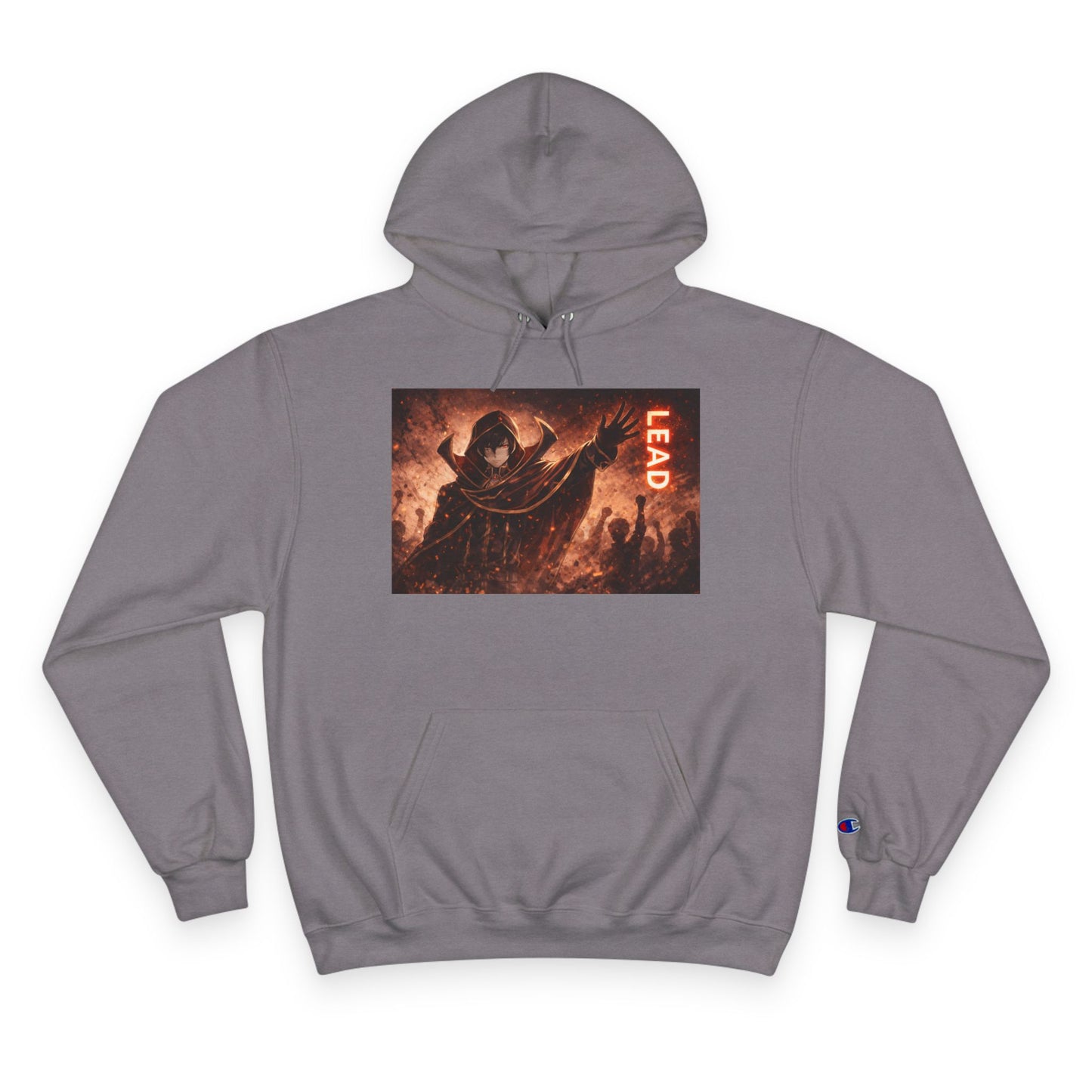 Grim Reaper Lead Hoodie | Dark Gothic Illustration, Warrior Cloak