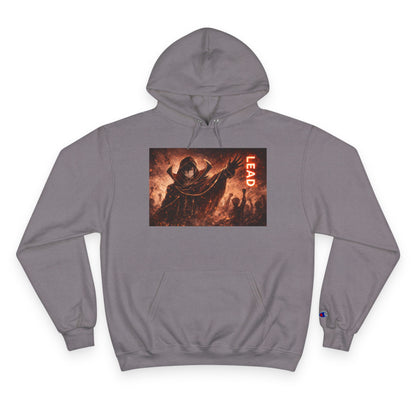 Grim Reaper Lead Hoodie | Dark Gothic Illustration, Warrior Cloak