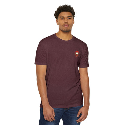 Anime Graphic T-Shirt — Red-Haired Warrior Back Print