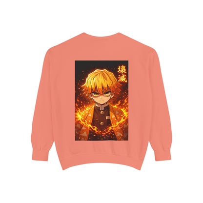 Demon Agatsuma Flame Graphic Sweatshirt Slayer