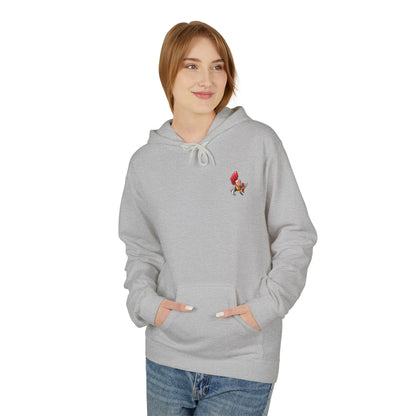 Hero Emblem Hoodie — Chibi Hero Mid-Punch Minimalist Anime Design