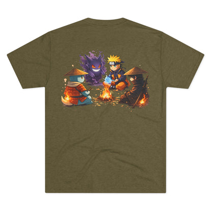 Anime Ninja Campfire Graphic Tee