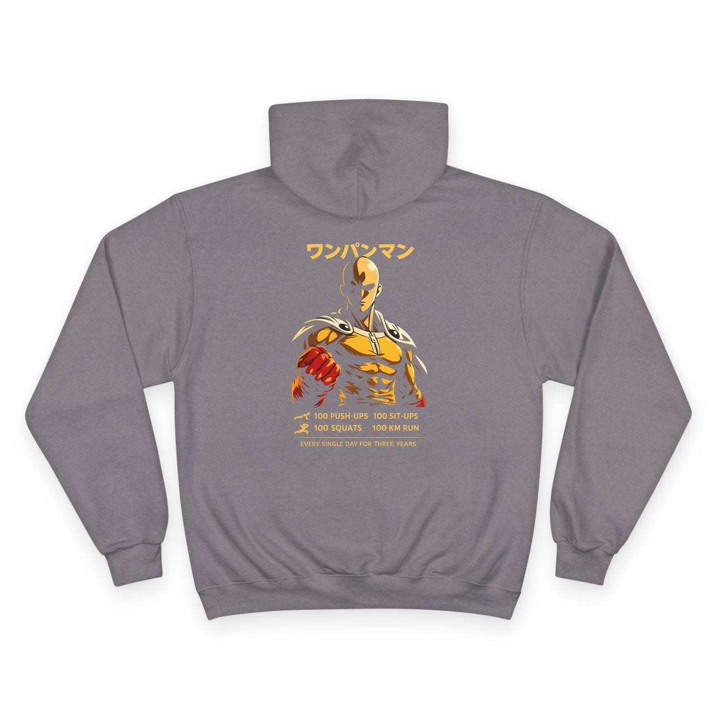 Anime Workout japanese Graphic Hoodie — Anime Champion Sweatshirt
