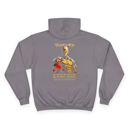 Anime Workout japanese Graphic Hoodie — Anime Champion Sweatshirt