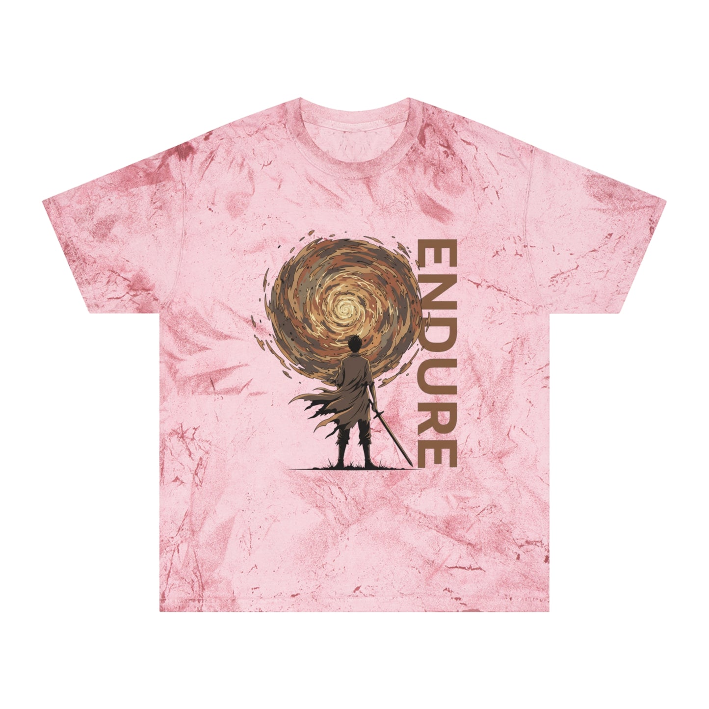 Endure Minimalist Anime-Inspired Artwork - Modern Silhouette Graphic Design