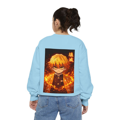 Demon Agatsuma Flame Graphic Sweatshirt Slayer