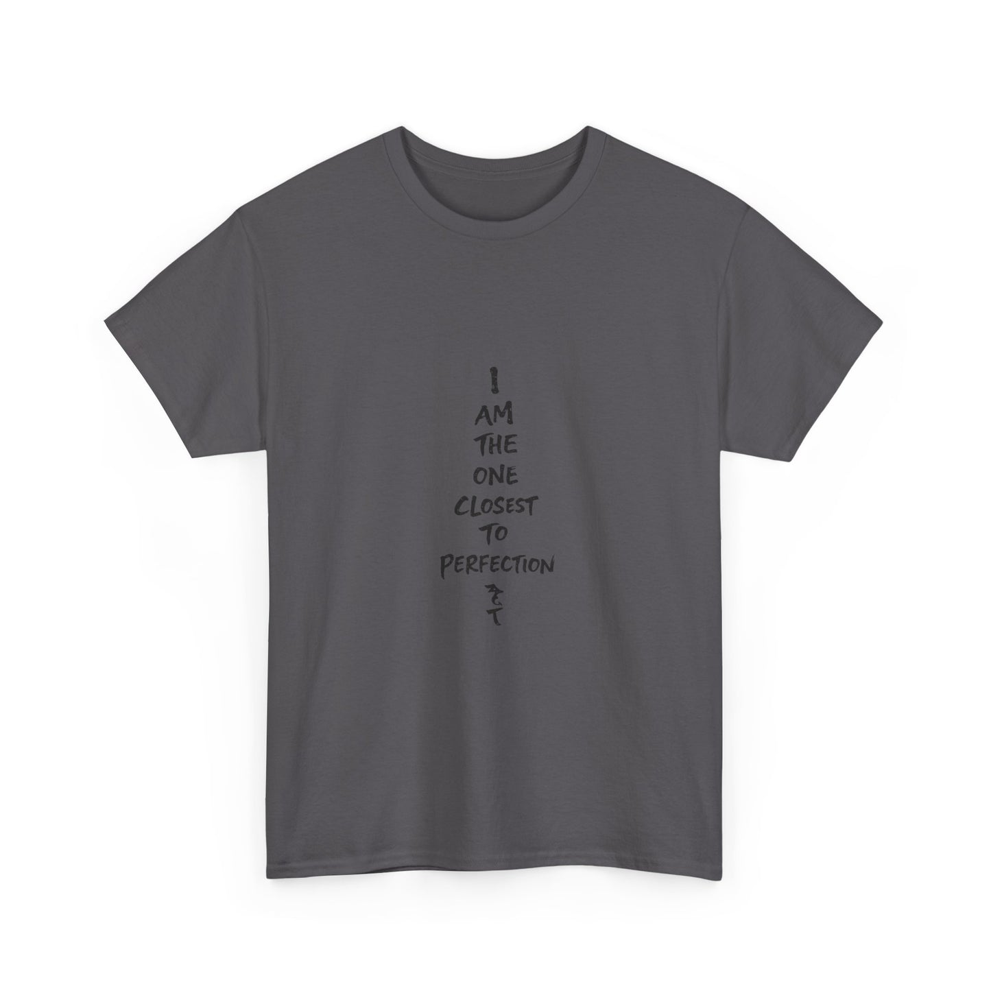 Graphic Anime T-Shirt — 'I Am The One Closest to Perfection' Graphic Tee