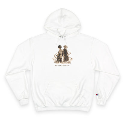 Brotherhood Bears Hoodie | Vintage Teddy Bear Illustration, Retro Sibling Design