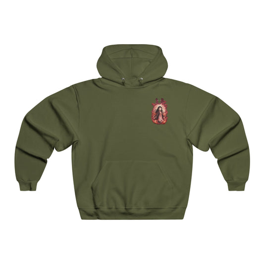 Flaming Guitar Graphic Hoodie — Rock Music Band Style Sweatshirt