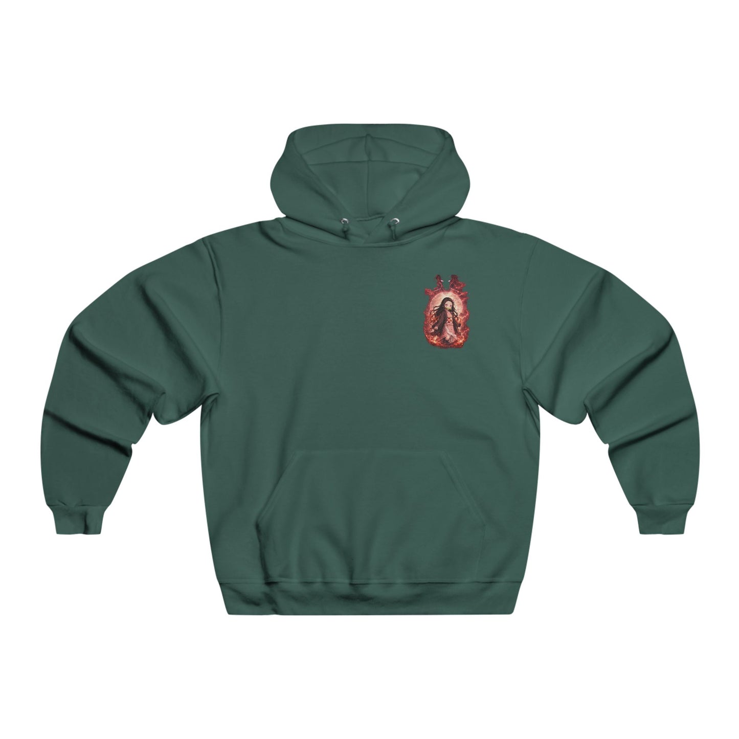 Flaming Guitar Graphic Hoodie — Rock Music Band Style Sweatshirt