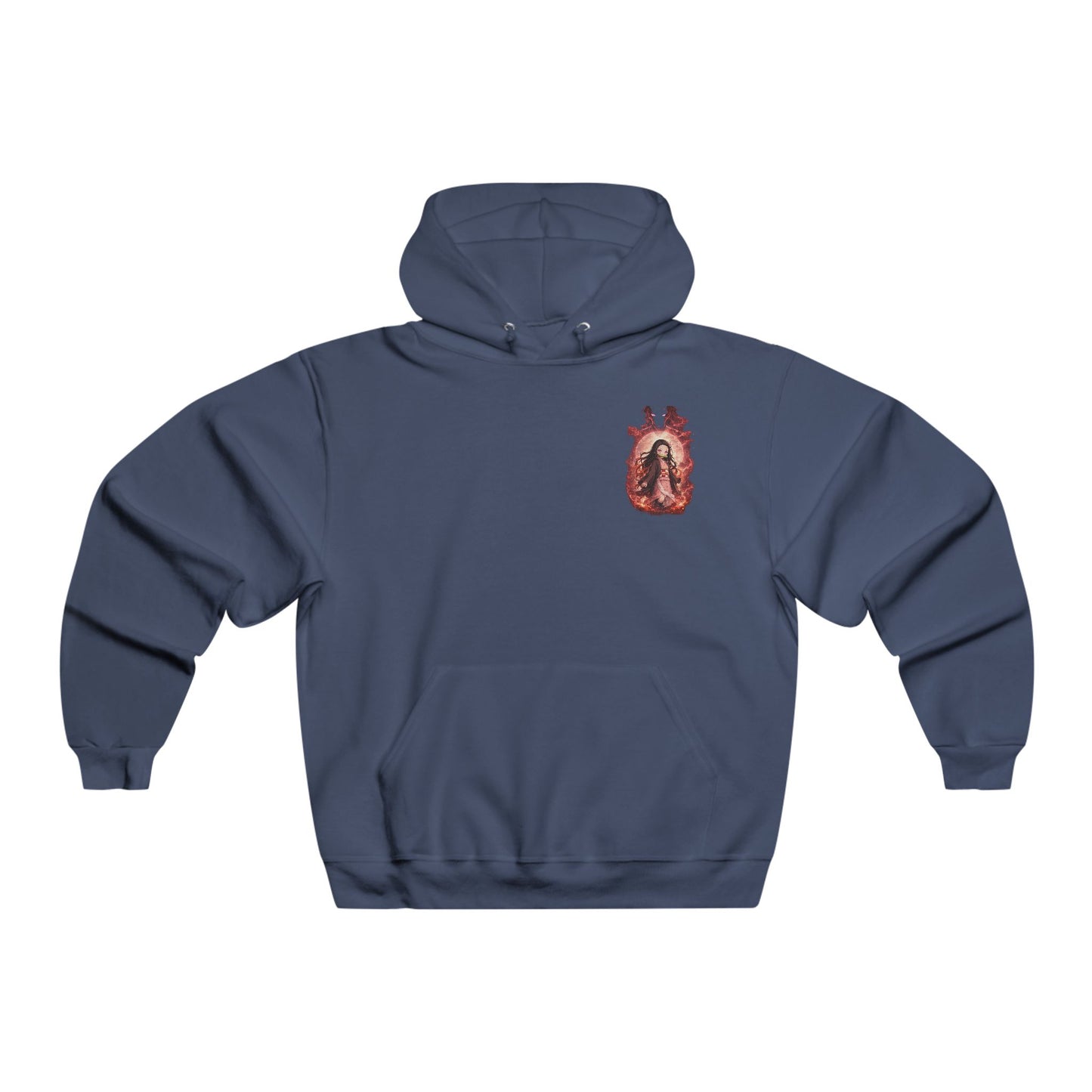 Flaming Guitar Graphic Hoodie — Rock Music Band Style Sweatshirt