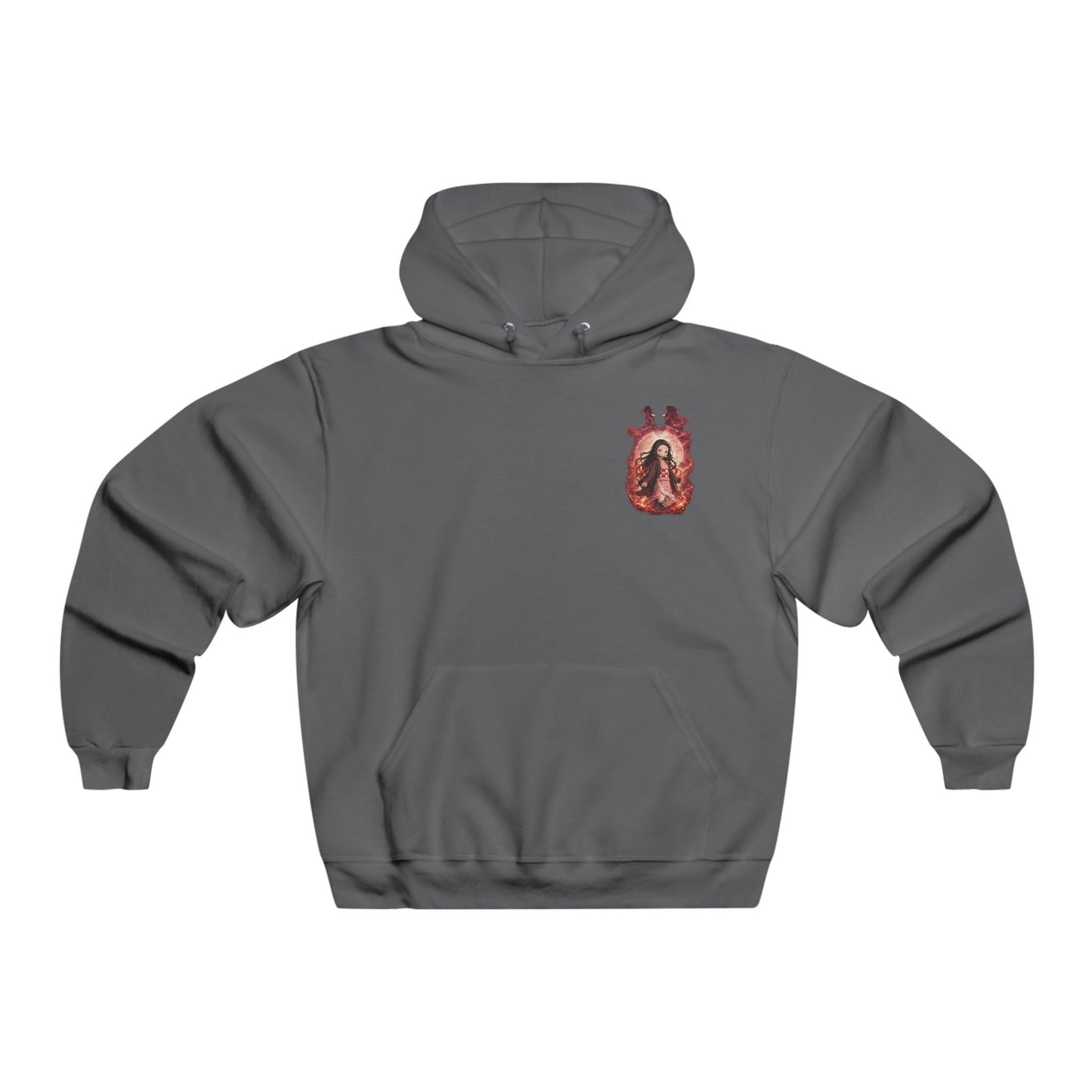 Flaming Guitar Graphic Hoodie — Rock Music Band Style Sweatshirt