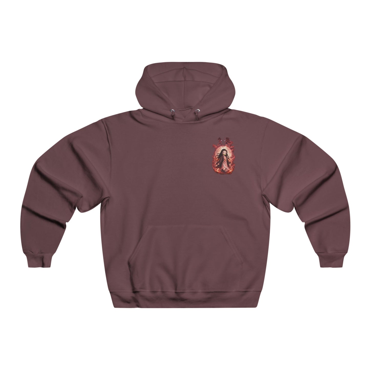 Flaming Guitar Graphic Hoodie — Rock Music Band Style Sweatshirt