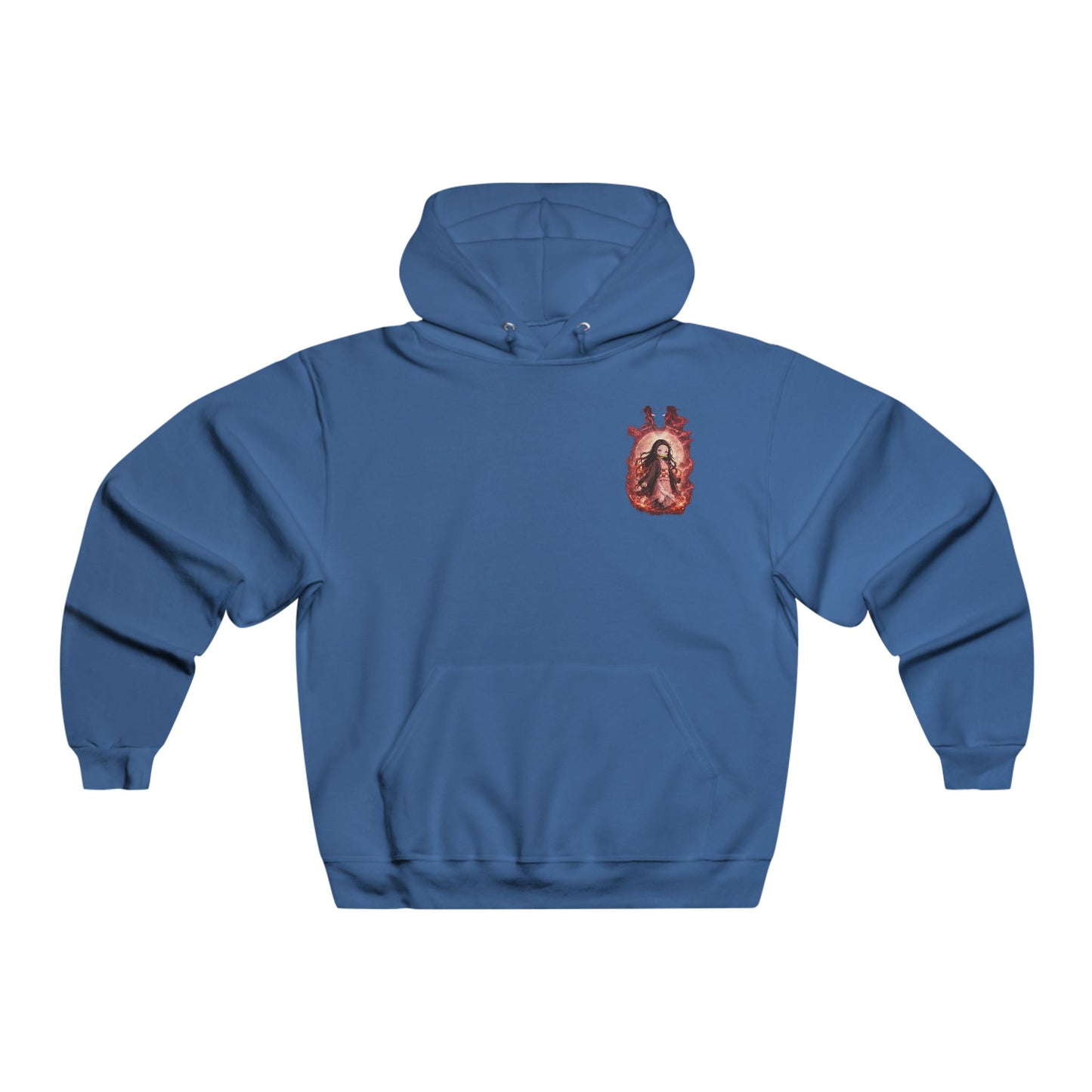 Flaming Guitar Graphic Hoodie — Rock Music Band Style Sweatshirt