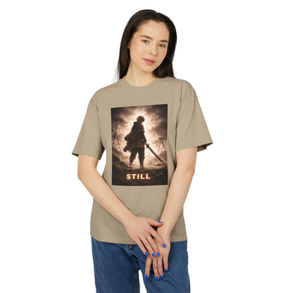 Knight silhouette STILL Tee | Fantasy warrior graphic shirt