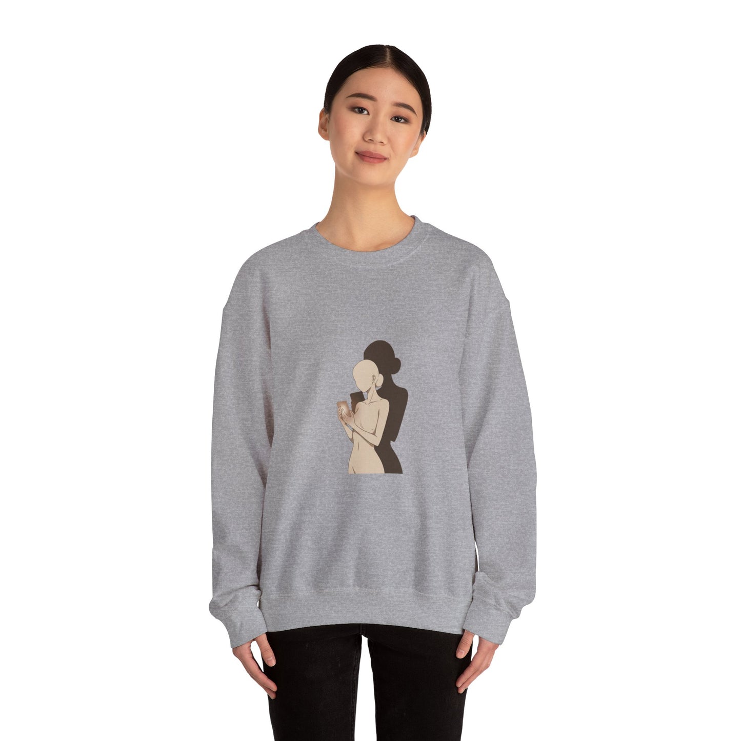 Morning Ritual Illustration Sweatshirt | cozy cafe, breakfast art