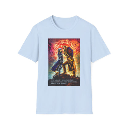 Strength Without Hatred Tee — Anime Warrior Lion Graphic T-Shirt