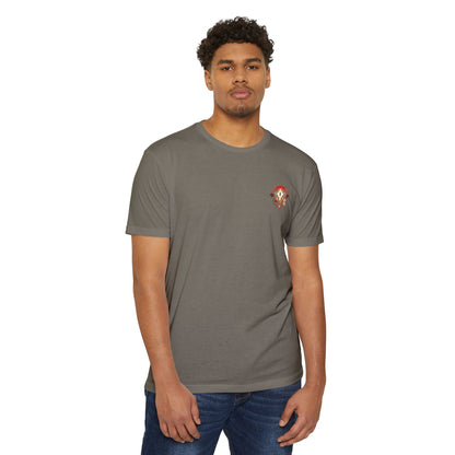 Anime Graphic T-Shirt — Red-Haired Warrior Back Print