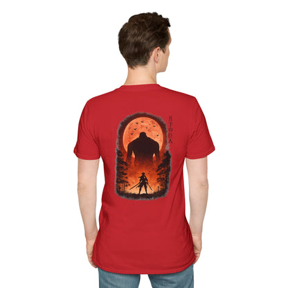 Samurai vs Titan Graphic T-Shirt — "Anybody Can Become a God or a Devil"