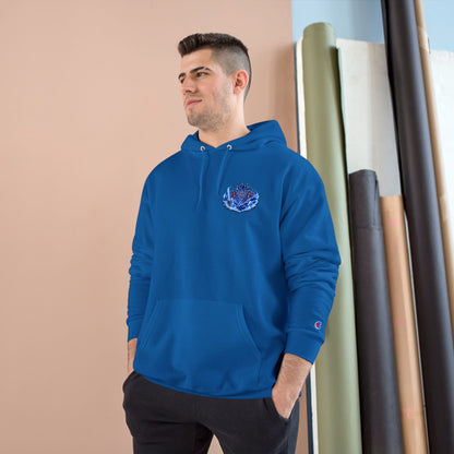 Champion Hoodie | Anime Blue Spirit Guardian Graphic Hoodie