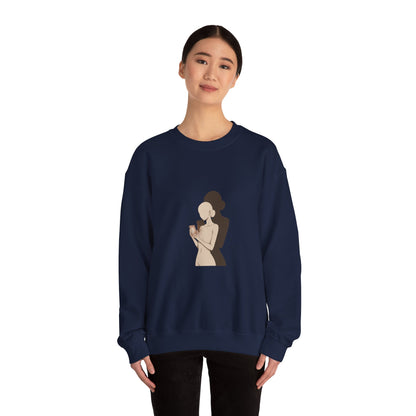 Morning Ritual Illustration Sweatshirt | cozy cafe, breakfast art