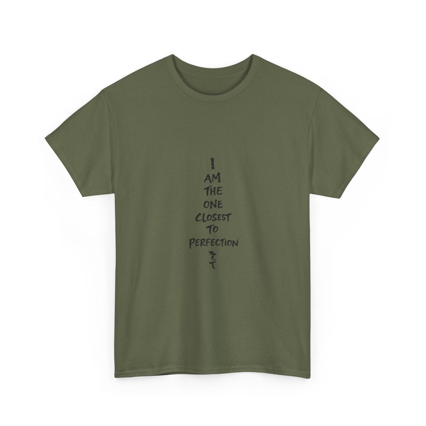 Graphic Anime T-Shirt — 'I Am The One Closest to Perfection' Graphic Tee
