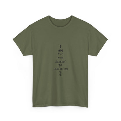 Graphic Anime T-Shirt — 'I Am The One Closest to Perfection' Graphic Tee