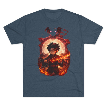 Anime Fire Sword Graphic Tee