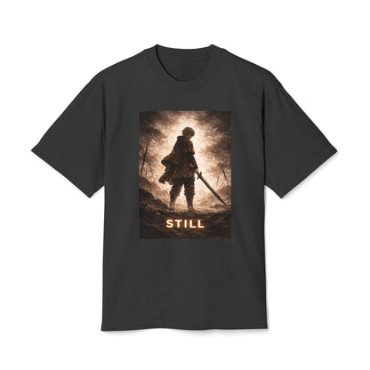 Knight silhouette STILL Tee | Fantasy warrior graphic shirt