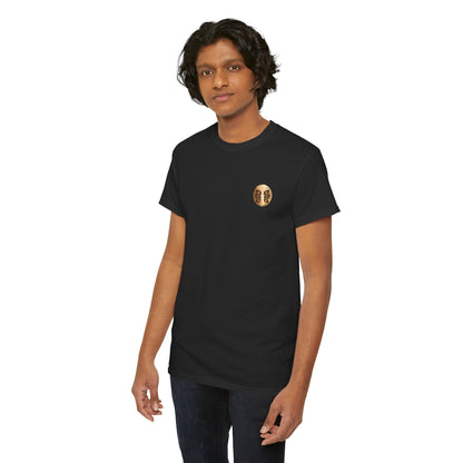 Samurai Moonback T‑Shirt — Japanese Warrior Graphic Tee