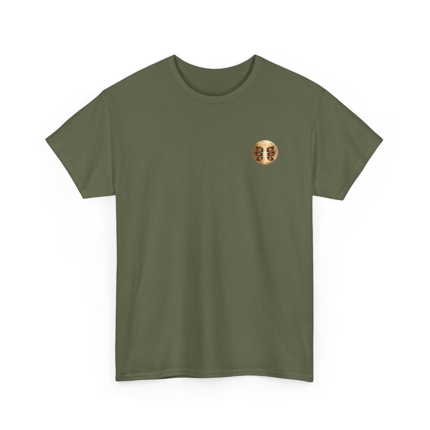 Samurai Moonback T‑Shirt — Japanese Warrior Graphic Tee