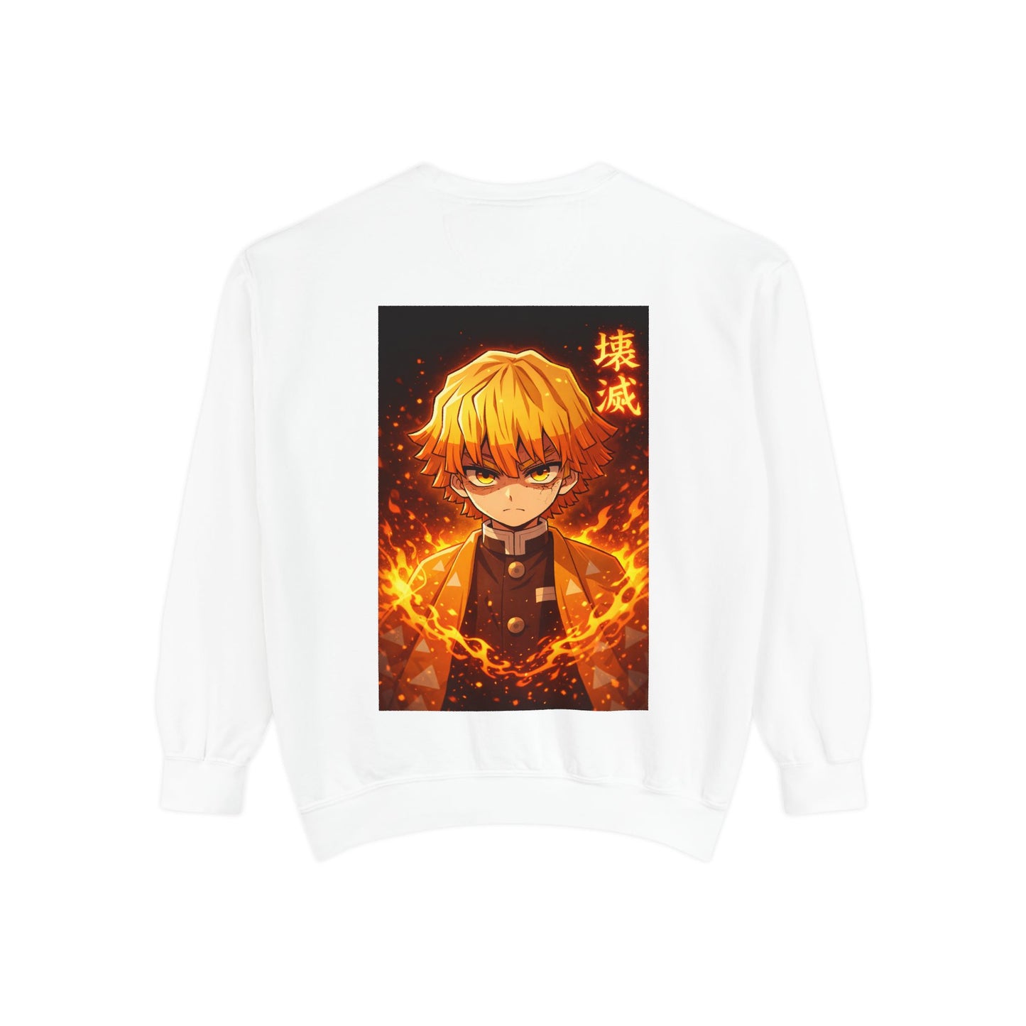 Demon Agatsuma Flame Graphic Sweatshirt Slayer