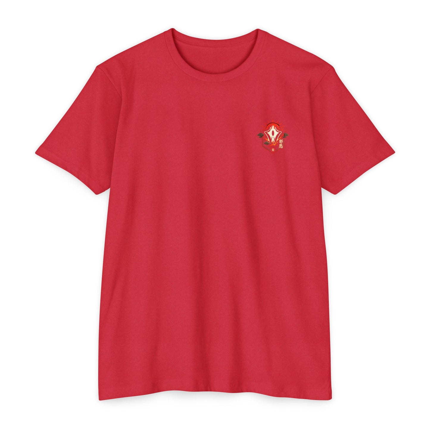 Anime Graphic T-Shirt — Red-Haired Warrior Back Print