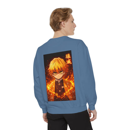 Demon Agatsuma Flame Graphic Sweatshirt Slayer