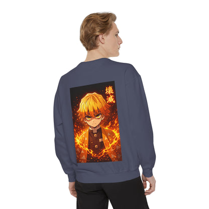 Demon Agatsuma Flame Graphic Sweatshirt Slayer