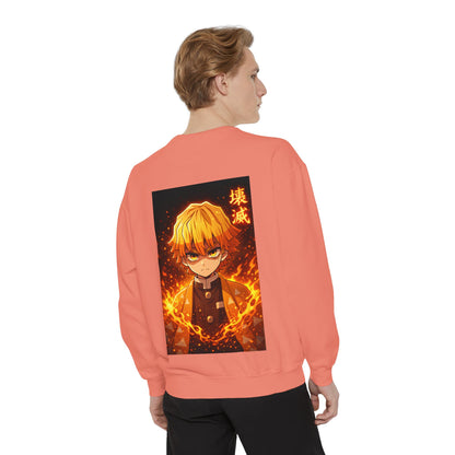 Demon Agatsuma Flame Graphic Sweatshirt Slayer