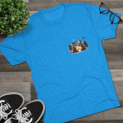 Anime Ninja Campfire Graphic Tee