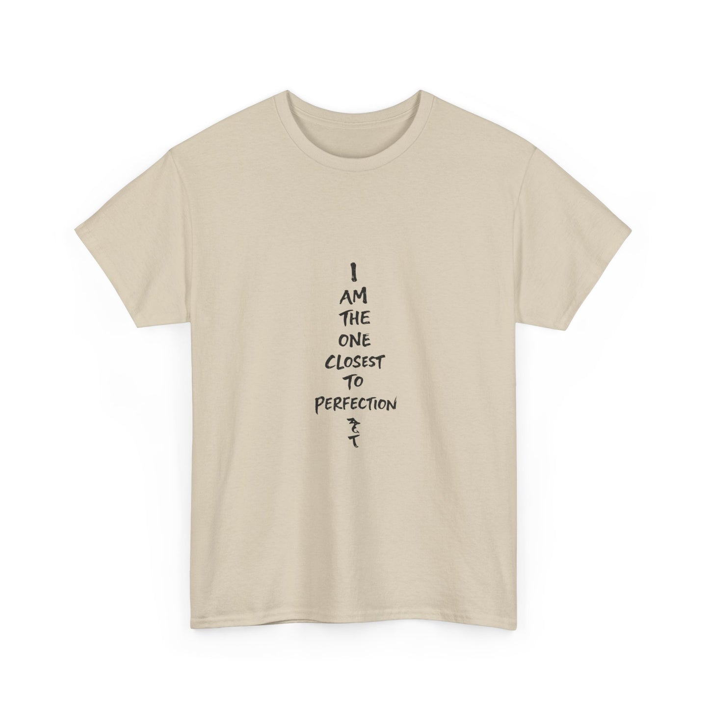 Graphic Anime T-Shirt — 'I Am The One Closest to Perfection' Graphic Tee