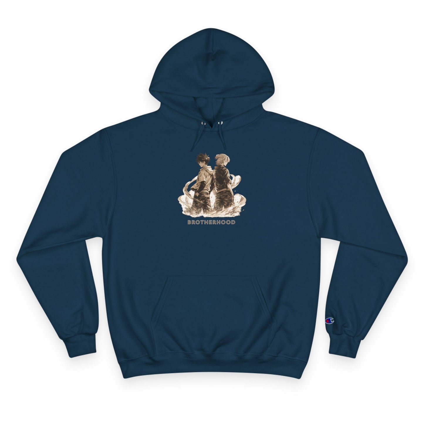 Brotherhood Bears Hoodie | Vintage Teddy Bear Illustration, Retro Sibling Design