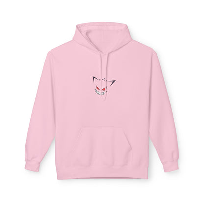 Horror Cat Hoodie — Japanese Kanji Dark Forest Graphic Pullover