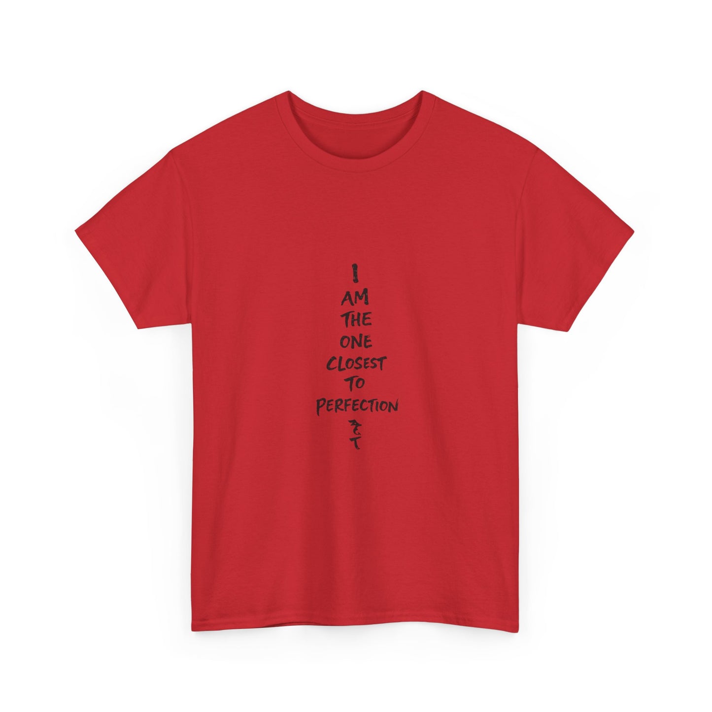 Graphic Anime T-Shirt — 'I Am The One Closest to Perfection' Graphic Tee