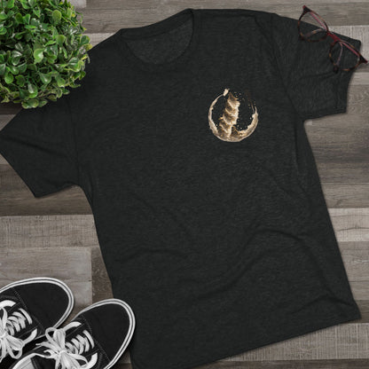 T-Shirt — Minimal Japanese Sumi-e Foxes Graphic Tee
