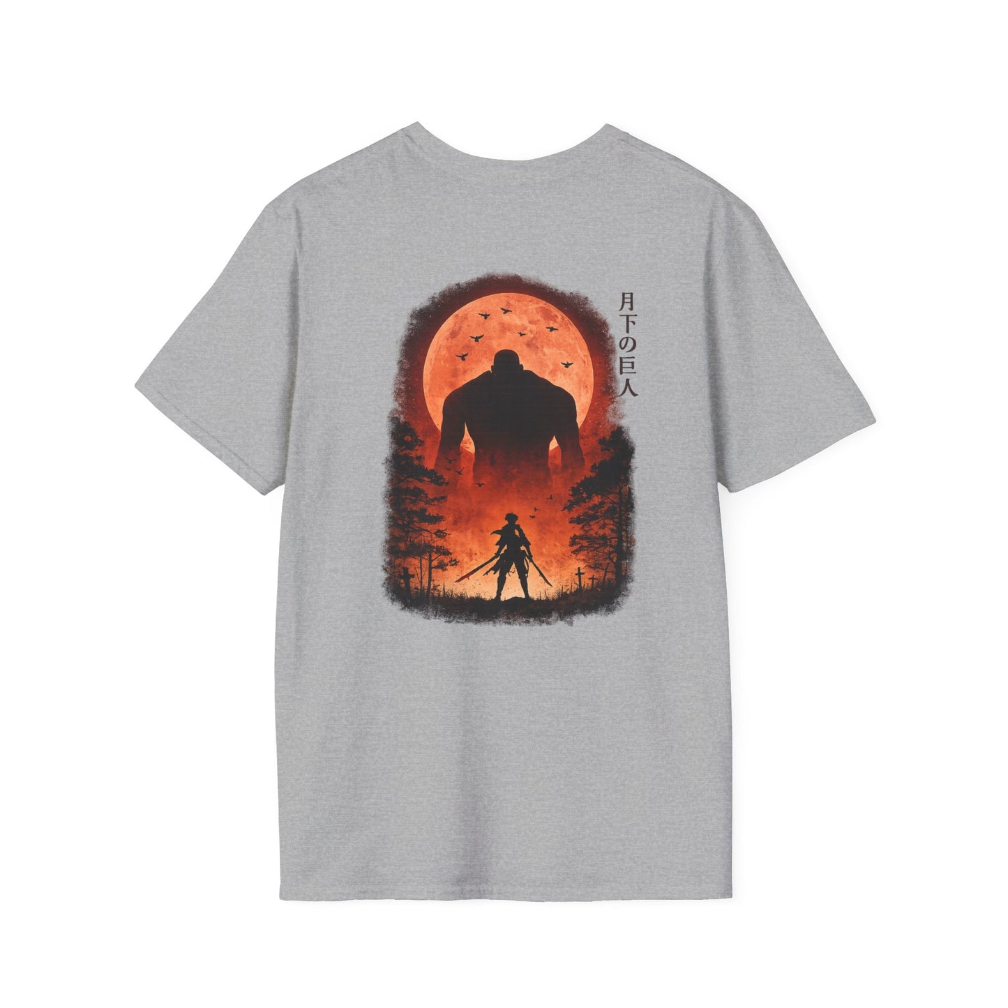 Samurai vs Titan Graphic T-Shirt — "Anybody Can Become a God or a Devil"